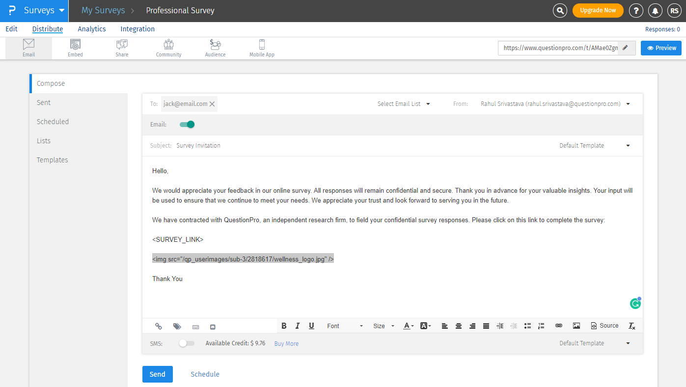 Survey Software Help Image